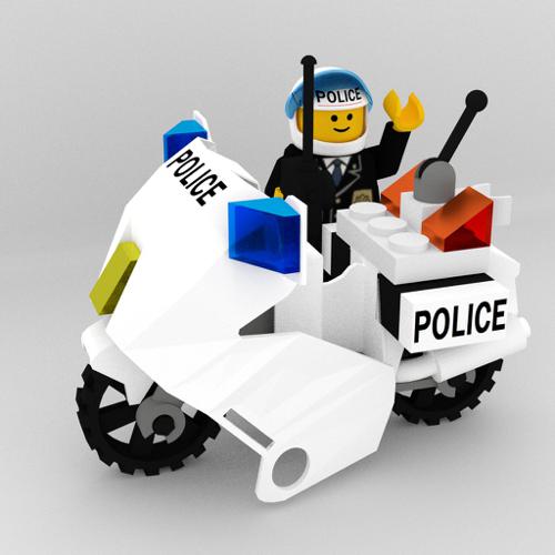 Lego Police Motorbike preview image